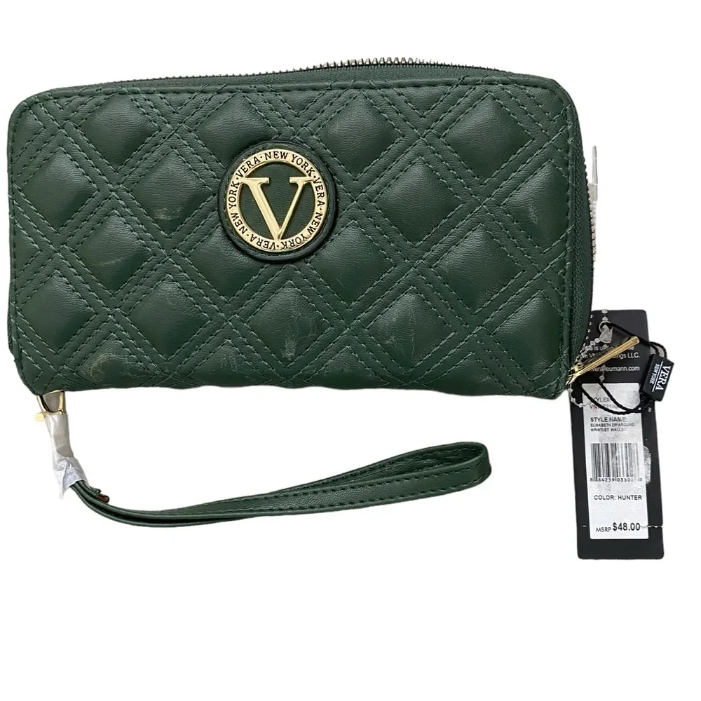 Vera New York NWT Women Elizabeth Zip Around Wristlet wallet